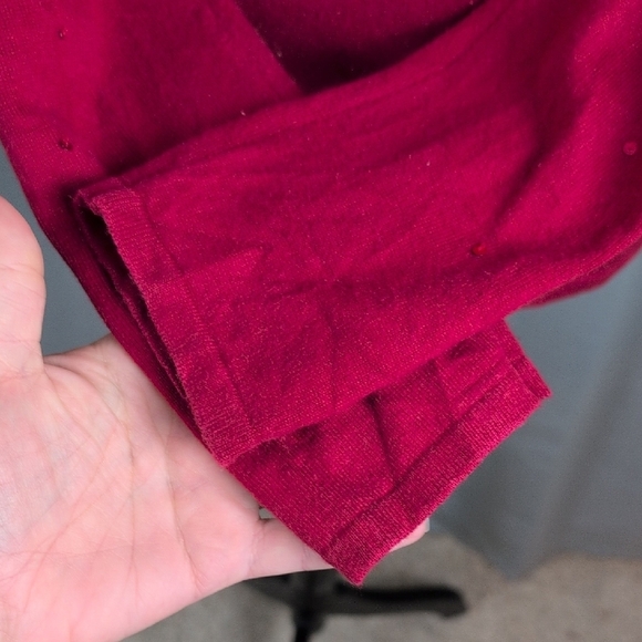 Pendleton  Sequin Long Sleeve Blouse Cashmere - Picture 5 of 8